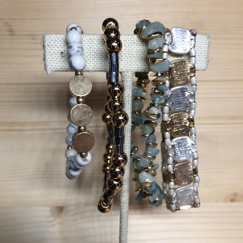 Berry Jewelry Stretch Beaded Bracelet Set